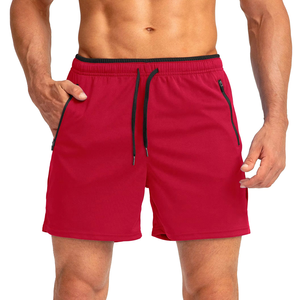 Pantalones Cortos Deportivos para Hombre, de Secado Rápido, Transpirables, con Bolsillo con Cremallera y Cintura Elástica, para Correr y Entrenar - Product Image 1