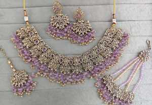 Conjunto de Joyería Étnica de Latón de Alta Calidad para Mujer, Chapado en Rodio con Circonita, Diseño Moderno para Novia, Compromiso, Boda, Aniversario, Fiesta - Product Image 1