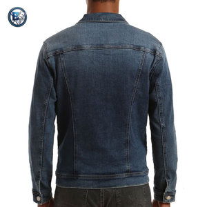 Chaqueta de Mezclilla para Hombre, Estilo Desgastado, Estilo Urbano, con Cuello Camisero, Chaqueta de Invierno - Product Image 3