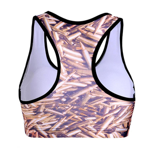 High Quality Cheap Price Women <b>Racerback</b> Seamless Sports <b>Bra</b> High Quality Custom Breathable Comfortable Quick Dry Nylon Spandex - Product Image 3