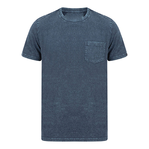 T-shirt Ringer en Coton de Qualité Supérieure avec Logo Personnalisé, Délavé à l'Acide, Coupe Oversize, Collection 2026 – T-shirts Homme Délavés à l'Acide en Promotion - Product Image 1