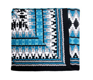 Tapis de selle de cheval Western haut de gamme en feutre rembourré style Navajo, équipement et accessoires pour chevaux, produit équestre - Product Image 2