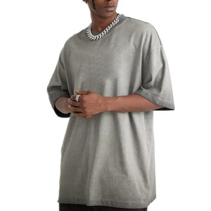 Camiseta de Hombre, Corte Cuadrado, Lavado a la Piedra, Poliéster y Algodón, Cuello Redondo, Manga Corta, Estilo Casual, Oversize, Streetwear, Disponible en Varias Tallas - Product Image 4