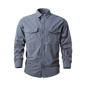 Camisa de Pesca al por Mayor con Ventilación Trasera y Forro que Absorbe la Humedad, Ropa con Logotipo Personalizado - Product Image 1