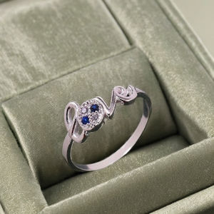 Anillo fino de plata para mujer con estilo indio original hecho para aniversario o regalo - Product Image 1