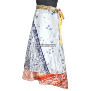Nuevas faldas mágicas envolventes - 1 falda, 100 formas de usar, vestido, sari, seda, faldas étnicas envolventes, halter, sarong, bohemio, mágico, vintage - Product Image 6