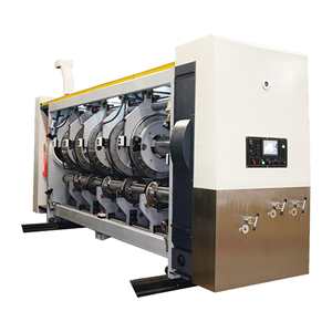 New Condition 4 <strong>Colors</strong> Printer Automatic Lead Edge Slotter Die Cutter For Corrugated Cardboard Flexo Slotter <strong>Printing</strong> <strong>Machine</strong> - Product Image 5