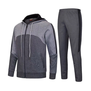 Conjunto Deportivo Unisex de Talla Grande, Personalizado, Transpirable, Resistente al Viento, Estampado o Liso, para Invierno, Running, Entrenamiento, Casual, 100% Algodón - Product Image 3