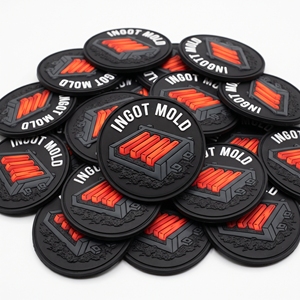Fabricant direct : Patch 3D en caoutchouc, moulage de bronze, fonderie de métaux, badge rond en PVC souple pour sac à dos, veste, casquette d'extérieur - Product Image 4