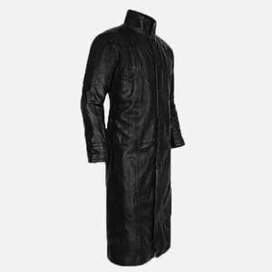 Al SABAT INTERNATIONAL Abrigo de Cuero de Cordero 100% Auténtico para Hombre, Estilo Casual Elegante de Invierno, Corte Holgado, Largo Regular, Impermeable - Product Image 5