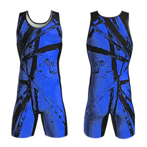 Uniformes de Compresión Sublimados para Lucha Libre Masculina de Alto Rendimiento con Logotipo Personalizado para Grandes Equipos - Product Image 3
