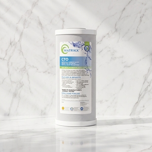 Filtre à bloc de carbone solide de 5 microns pour purificateurs sous comptoir, certifié NSF, matériau standard, filtre à eau de qualité supérieure - Product Image 1