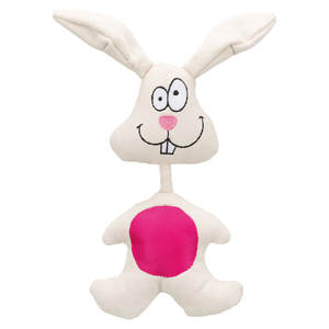 29 cm <b>Rabbit</b> Knitted Pet Squeak <b>Toys</b> <b>for</b> Play and Exercise - Product Image 1