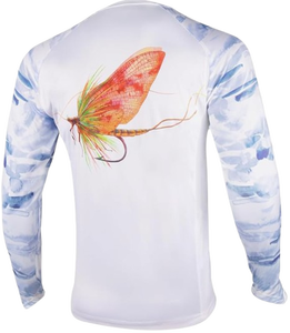 Camiseta de Pesca de Manga Larga para Hombre con Bolsillo, Protección Solar UPF 50+, Secado Rápido, Transpirable, Personalizable OEM ODM - Product Image 6