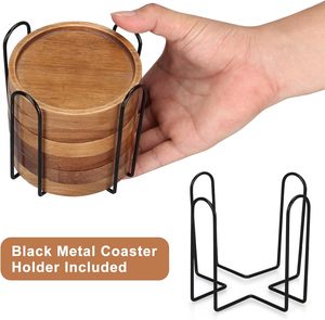 Handmade Wooden Coasters Wooden Coaster Holder Wooden Coaster Stand Rustic Wooden Coasters Wooden <b>Kitchen</b> <b>Accessories</b> Wooden - Product Image 2