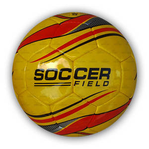 Ballon de football en PVC de couleur personnalisée Taille officielle 5 Matériau gonflable durable en PU pour l'entraînement et les loisirs Rétention d'air élevée - Product Image 3