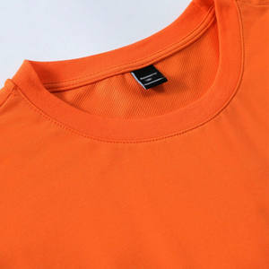 เสื้อทีมอเมริกันฟุตบอลพรีเมียมสีส้มสดใส ผ้าตาข่ายระบายอากาศ คอกลม พิมพ์หมายเลขแบบตัวหนา ผลิตแบบ OEM จำนวนมาก - Product Image 3