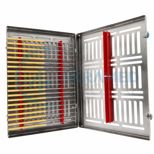 Ensemble de 20 micro-dissecteurs Rhoton, plaqués or, certifiés CE, instruments de neurochirurgie avec cassette de stérilisation - Product Image 2