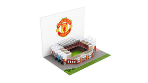 Manchester United 3D Pop-Up Stadium Greeting Card Paper <b>Gift</b> Item Digital Printing Gloss Lamination - Product Image 2