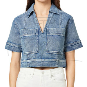 เสื้อกล้ามยีนส์ผู้หญิงสไตล์ใหม่ สีพื้น ปักลายถักโครเชต์ ระบายอากาศ แห้งเร็ว ปรับขนาดได้สำหรับผู้หญิง - Product Image 1