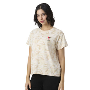 Solid Trader Premium Class Soft Breathable Stretch Fabric Casual Round Neck Loose Fit Summer Wear Elegant Women Tee <b>Shirt</b> - Product Image 1