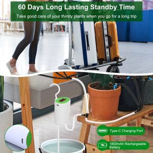 Kit Sistema di Irrigazione Automatico per 12 Piante con Batteria Ricaricabile e Timer, Dispositivo con Pompa per Giardino - Product Image 5