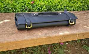 Sac de transport pour couteaux en cuir véritable, protection anti-odeur, professionnel, pour restaurant, voyage, LSKR-0080 - Product Image 4