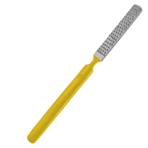 Foot <b>File</b> and Rasp 7 Inch Double Sided Callus Remover Yellow Handle Stainless Steel Pedicure Foot Care Hard Skin Removal Tool - Product Image 4