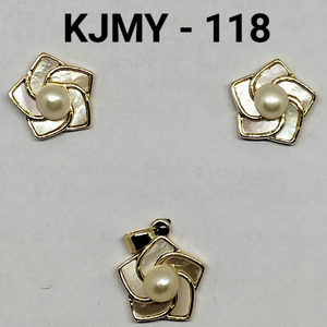 ชุดเครื่องประดับไข่มุกน้ำจืดชุบทองชุดเครื่องประดับแม่ของไข่มุก - Product Image 4