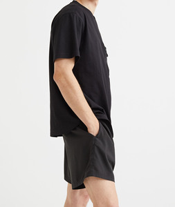 T-shirts amples 100 % coton effet vieilli, personnalisables avec logo, style vintage, épais, pour hommes, surdimensionnés, imprimés, coupe courte, délavés à l'acide – Vente en gros - Product Image 2