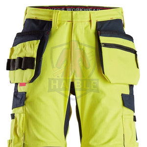 Pantalon de travail haute visibilité durable et respirant pour les travailleurs industriels, tissu confortable, vêtements de travail pour atelier, usage quotidien - Product Image 5