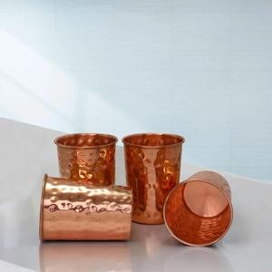 Vaso de Agua de Cobre Antique Creations con Revestimiento 100% Cobre, Diseño Ecológico y Clásico - 250 ml para Uso en el Hogar, la Escuela y la Oficina - Product Image 3