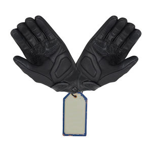 Gants de moto en cuir à écran tactile, couleur noire, protection antidérapante, coupe-vent, pour sports de plein air, gants de moto - Product Image 6