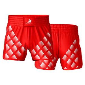 Shorts thaïlandais de qualité export, légers, à séchage rapide, pour l'entraînement et la compétition, motifs, couleurs et tailles personnalisables - Product Image 3