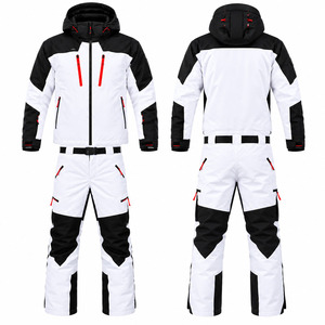 Ensemble de Combinaison de Ski Imperméable pour Hommes, Veste et Pantalon d'Hiver, Combinaison de Snowboard Coupe-Vent Isolée - Product Image 1