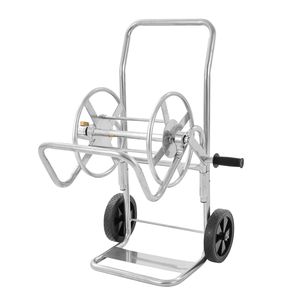 Carrello Avvolgitubo da Giardino Rinforzato da 60 m (200 ft) con Ruote per Attrezzi e Capacità di Carico di 227 kg (500 libbre) - Tubo Non Incluso - Product Image 1