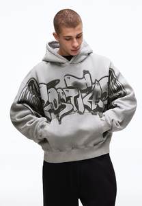 Sudadera Casual Personalizada para Hombre, con Etiqueta Privada, Diseño con Estampado Frontal, Felpa de Algodón Suave, Ecológica, Transpirable, de Secado Rápido y Antipilling - Product Image 6