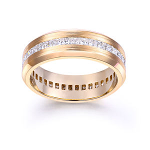 Anillo de Compromiso de Diamante Cultivado en Laboratorio con Corte Brillante Chapado en Oro Platino, Clásico para Mujer, Certificado por IGI, Regalo para Boda y Fiesta - Product Image 2