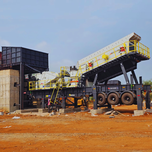 Planta trituradora de dos etapas montada sobre ruedas Hailstone, combinación de mandíbula y cono para producción de agregados de capacidad media a alta (India) - Product Image 3