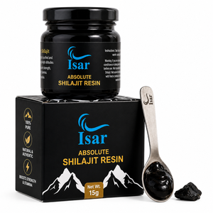 Résine de Shilajit de l'Himalaya 100% pure 15g, riche en acide fulvique et plus de 85 oligo-éléments pour l'énergie naturelle, la vitalité et le soutien immunitaire - Product Image 1