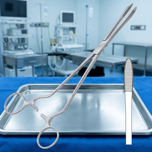 Pinces Cheron F6-303 24cm pour la chirurgie générale, instrument chirurgical manuel certifié CE Classe I - Product Image 3