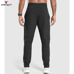 Pantalones Deportivos Casuales Ligeros de Lona, Corte Recto, con Logotipo Personalizado, Unisex, para Hombre, Precio de Fábrica - Product Image 2