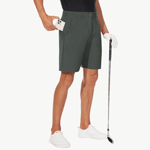 Shorts de golf pour hommes, haute performance, tissu extensible respirant, légers, séchage rapide, coupe athlétique, shorts de golf d'été - Product Image 4