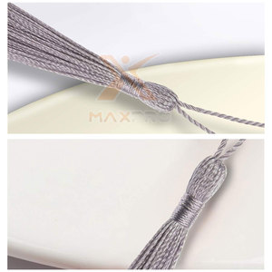 Borlas de Hilo de Poliéster/Nylon de Color Sólido de Último Diseño, Etiqueta Privada de Alta Calidad con Colores y Tamaños Personalizables - Product Image 3