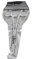 COBECO INSTRUMENTS Pinces de maintien d'éponges chirurgicales en acier inoxydable, instrument chirurgical manuel autoclavable, réutilisable