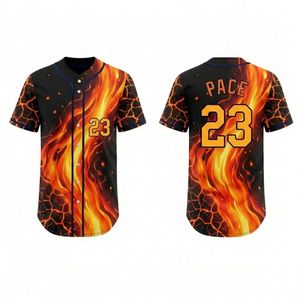 Tailored Cyberpunk Neon City Skyline Graphic Print Performance Apparel Sublimation Baseball Jerseys - Product Image 2