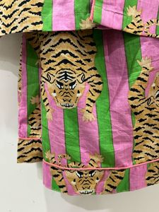 Pyjama de nuit à col en V pour femme, respirant, tenue d'intérieur, vente en gros, motif floral, robe de nuit pour femme, vêtements de nuit - Product Image 3