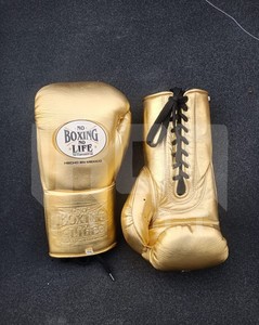 <b>Hot</b> Selling Customizable No Boxing No Life Boxing Gloves Professional Laced Top Grade Cowhide Leather Thick 4-Layer Padding - Product Image 2