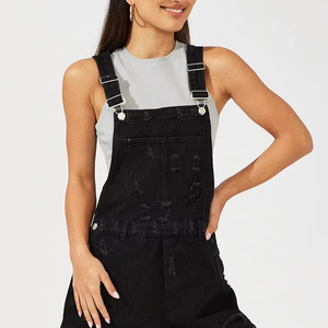 จั๊มสูทผู้หญิง ผ้าเดนิมใส่สบาย ขายส่ง ออกแบบตามสั่ง จั๊มสูทแฟชั่น บอดี้สูท รับผลิตแบบ OEM - Product Image 1