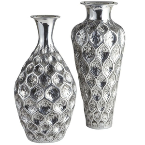 Vase de table classique en acier inoxydable, design géométrique fait main pour la décoration intérieure, vase de sol fait main en promotion - Product Image 6